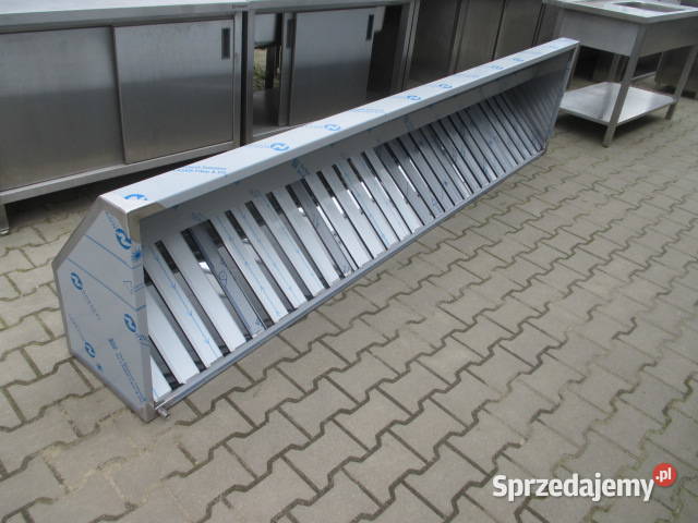 OKAP GASTRONOMICZNY TRAPEZOWY Z FILTRAMI 3007040 Ostrów Wielkopolski