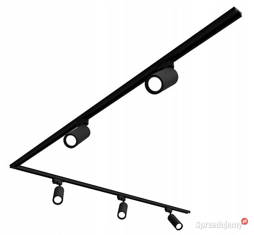 Zestaw Szynoprzewód Szyna 3m 5x Lampa GU10 LED Choroszcz sprzedam
