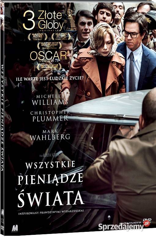WSZYSTKIE PIENIĄDZE ŚWIATA MARK WAHLBERG DVD KS Kalisz