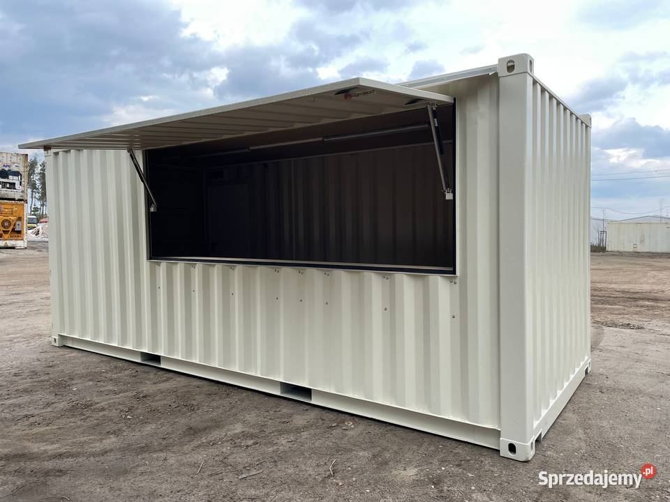 Kontenery gastronomicznebarowe 6 m długości łódzkie Łódź sprzedam