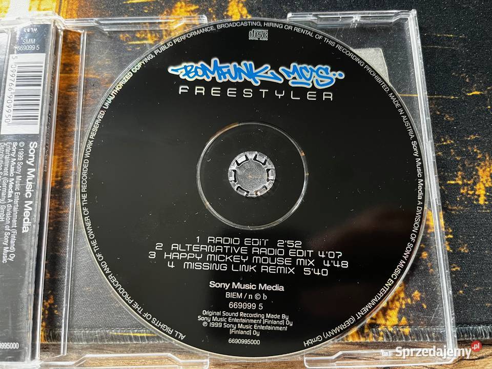 Bomfunk MCs Freestyler Breakbeat Hard House Błażejowice