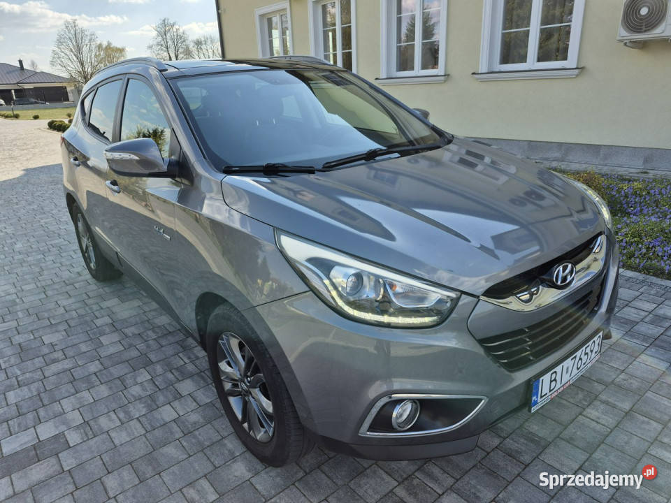 Hyundai ix35 navi grzane fotele kamera lift led światła przeciwmgielne lubelskie Drelów