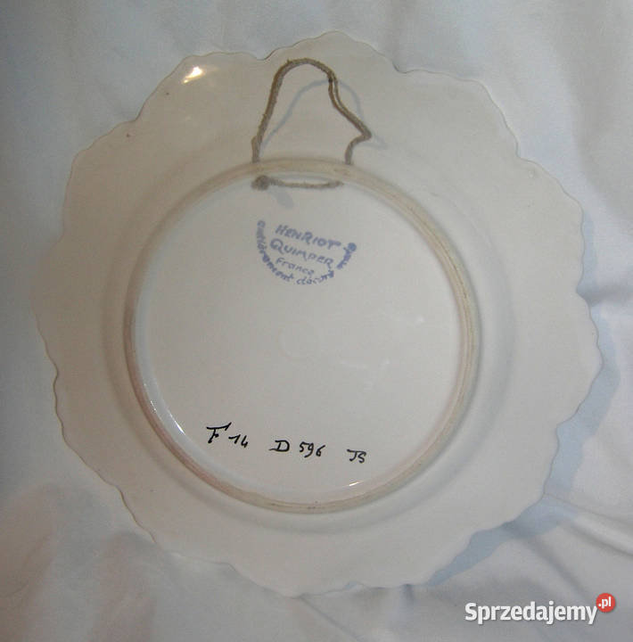 patera vintage Henriot Quimper FranceD40vin