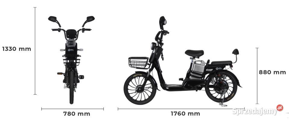 Skuterek elektryczny z siedziskiem Dream BIG Złocieniec