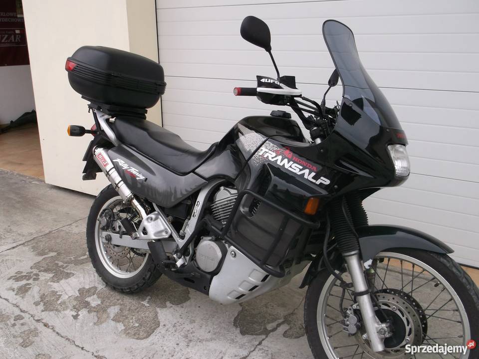 HUZAR EXHAUST wydech tłumik OWAL Honda Transalp sprzedam