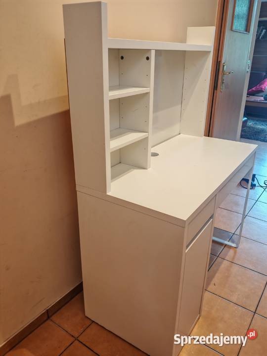 biurko z nadstawką IKEA MICKE białe zachodniopomorskie