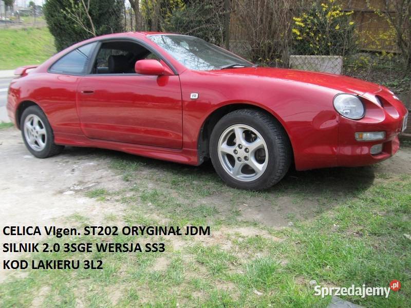 TOYOTA CELICA VI 9499 DACH CABRIO SZYBA Rok produkcji 1994 Tarnów