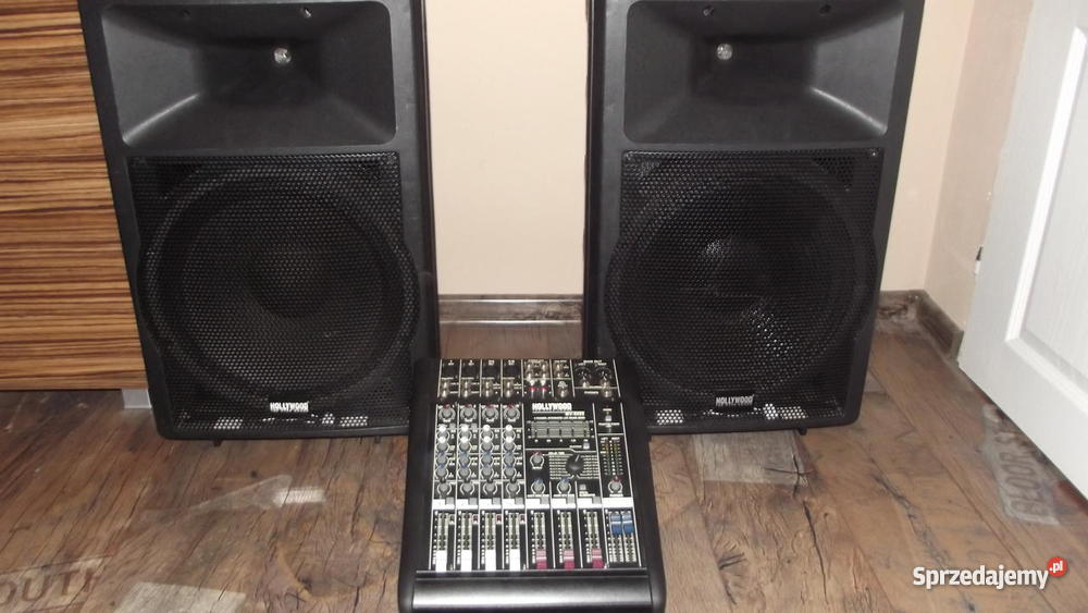 Powermixer + kolumny 2x250W HOLLYWOOD Sprzedajemy.pl