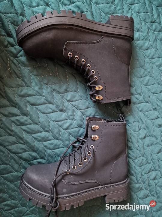 NOWE Botki damskie czarne klasyczne CLEVE Wrocław sprzedam