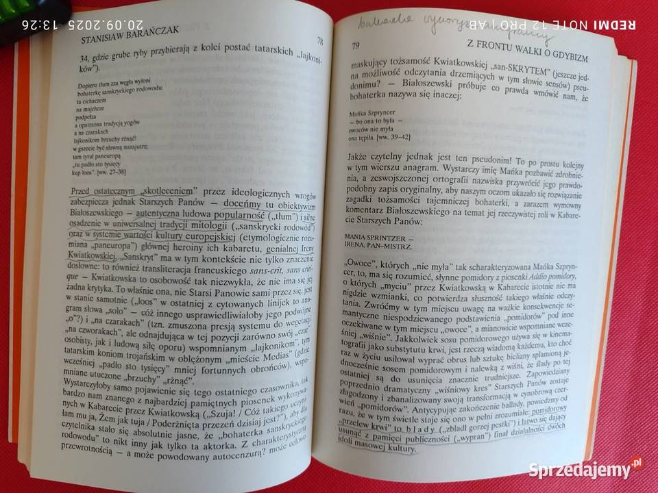 Teksty Drugie 4 28 1994 Sławiński IBL PAN