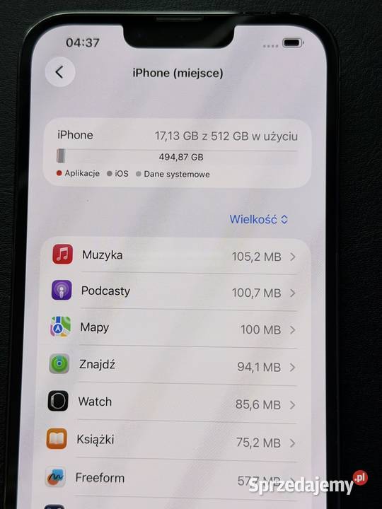 iPhone 13 Pro 512 GB stan idealny pełen zestaw Apple / iPhone wielkopolskie Żółków