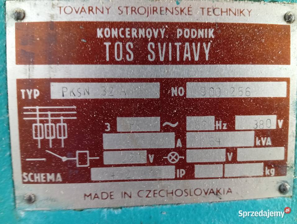 Wielopila 30ka TOS SVITAVY typ 32A dolnośląskie Syców sprzedam