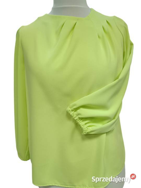 Bluzka damska NOVUM asymetria limonka 42biust Wieluń