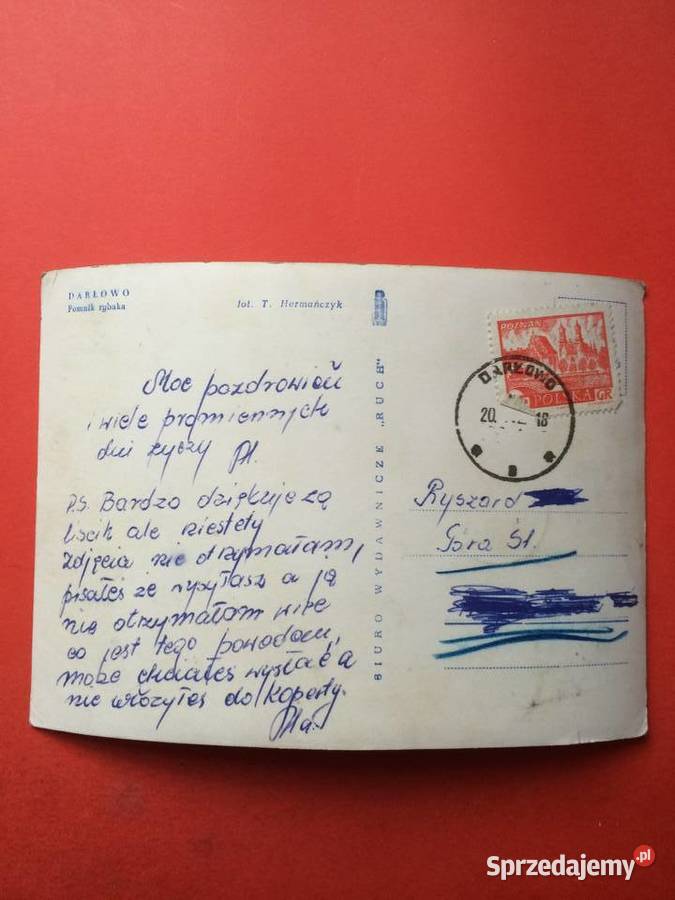 2427 Widokówka Darłowo Antykwariat zachodniopomorskie Szczecin