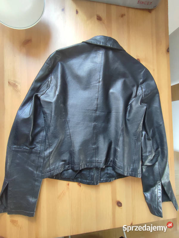 Kurtka Emporio Armani skóra naturalna vintage S Łężany sprzedam