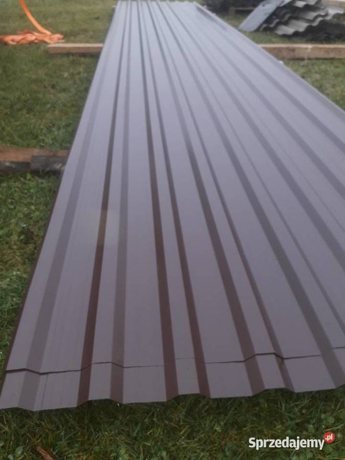 BLACHA TRAPEZOWA T18 2450 zlm2 BRĄZ połysk lubelskie Karmanowice