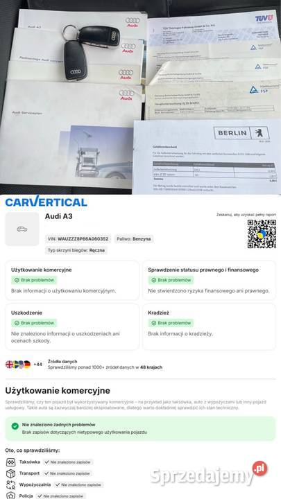 Audi A3 SLINE 16 MPI 160 Płońsk