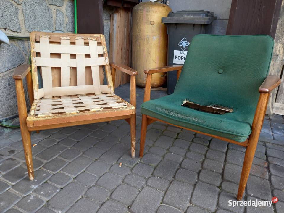 Fotele GFM 300 192 J Kędziorek PRL vintage