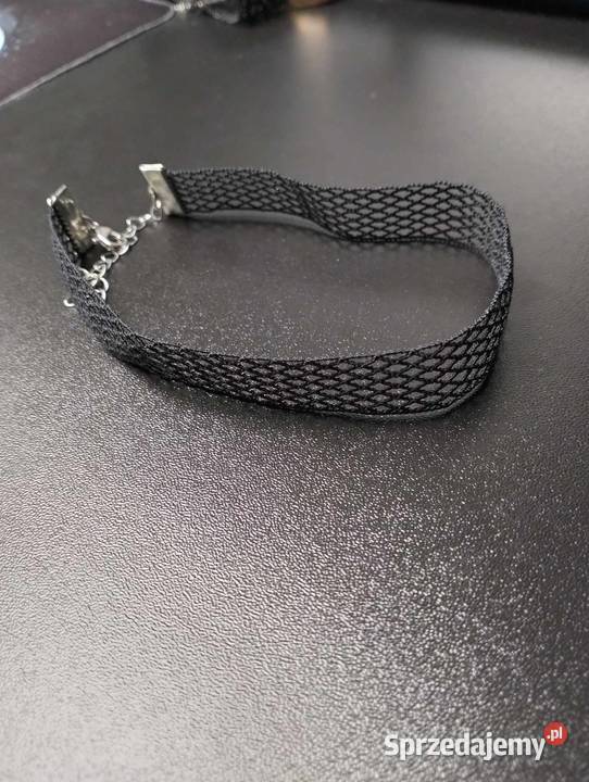 Choker sznurkowy czarny Nagradowice
