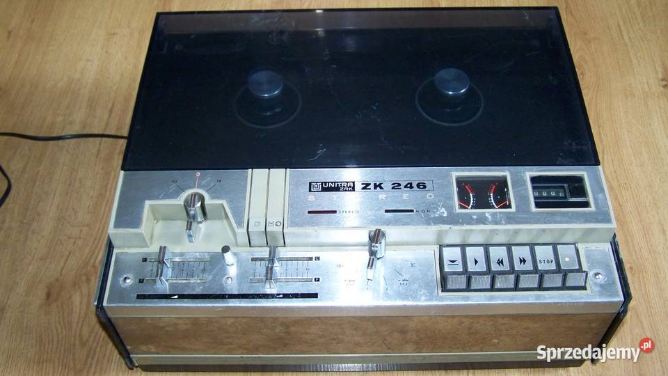 magnetofon szpulowy unitra ZK 246 retro Magnetofony świętokrzyskie Kielce sprzedam