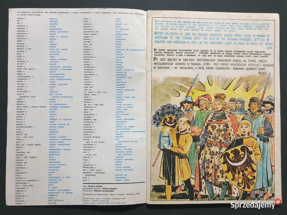 Władysław Łokietek Wladyslaw The Short komiks Gdynia