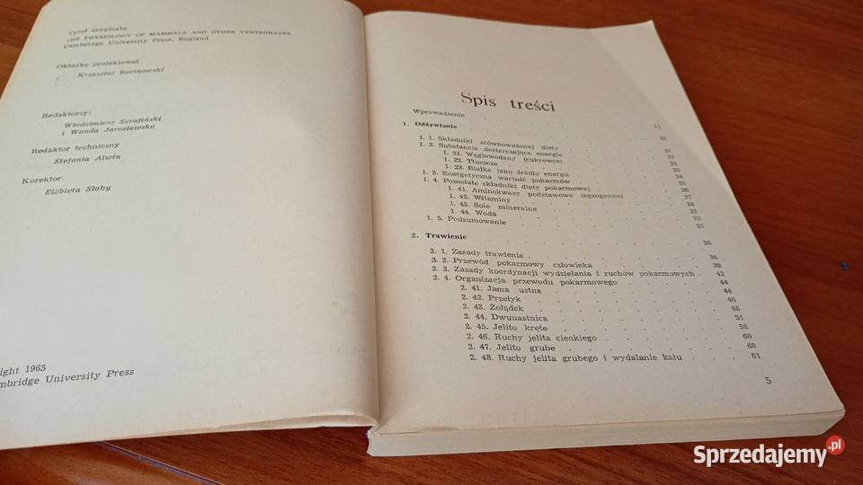 Fizjologia kręgowców P T Marshall G M Hughes Gdańsk