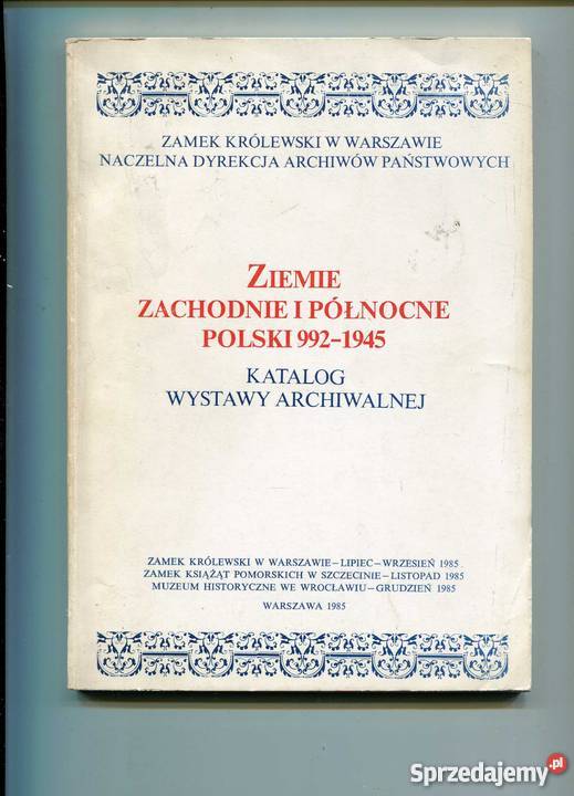 Ziemie zachodnie i Północne Polski 9921945 Pozostałe sprzedam