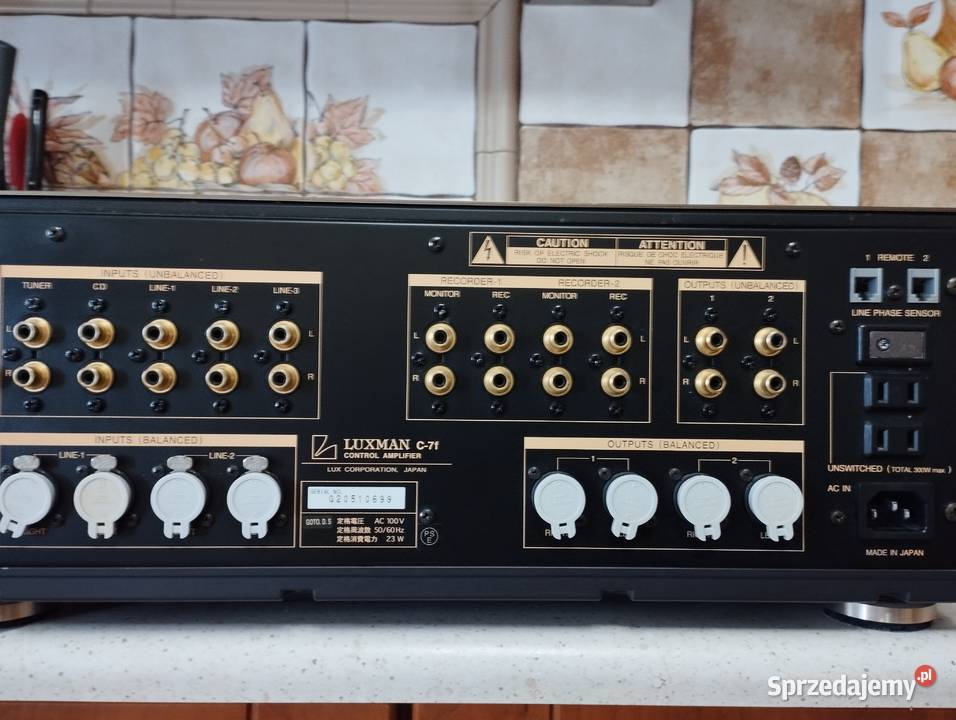 wzmacniacz Luxman M7f c7f sprzedam