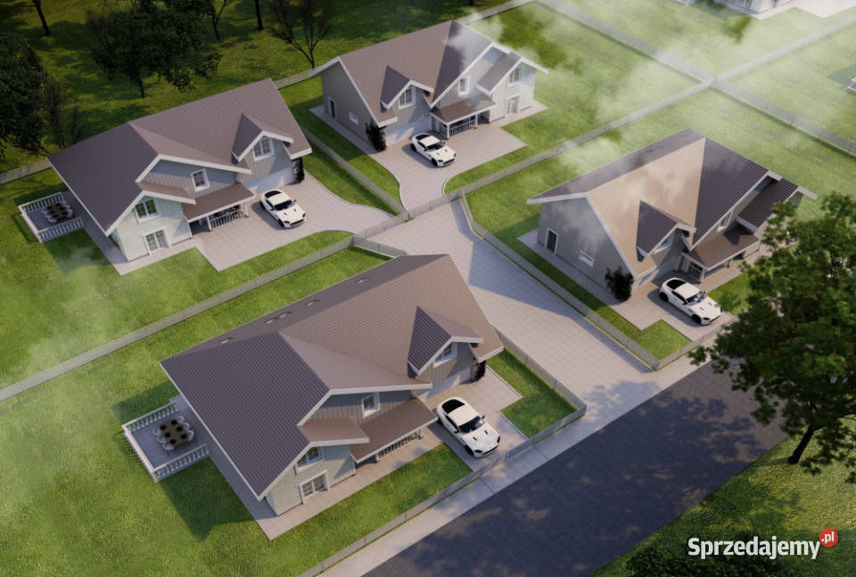 OSTATNIE 3 działki budowlane z gotowym projektem 884m2