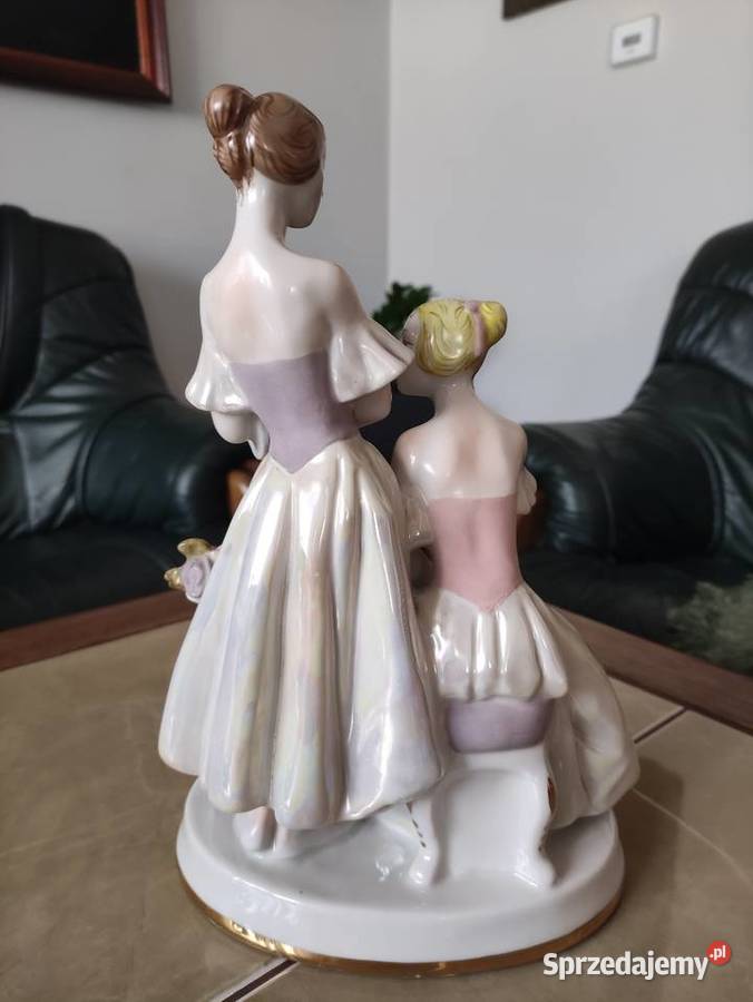 Baletnice Przed spektaklem porcelana Kijów Janów