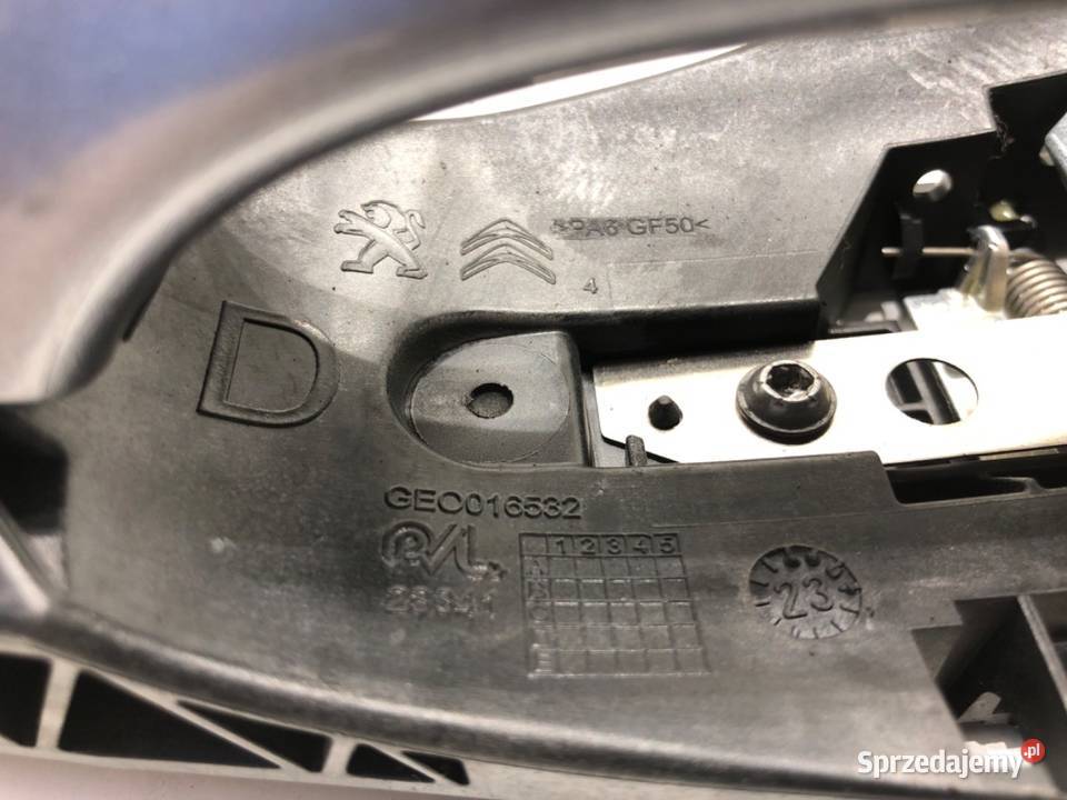 KLAMKA ZEWNĘTRZNA PRAWY PRZÓD PEUGEOT 208 II osobowe