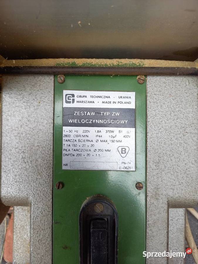 pilarkoszlifierka Urania Kolbuszowa