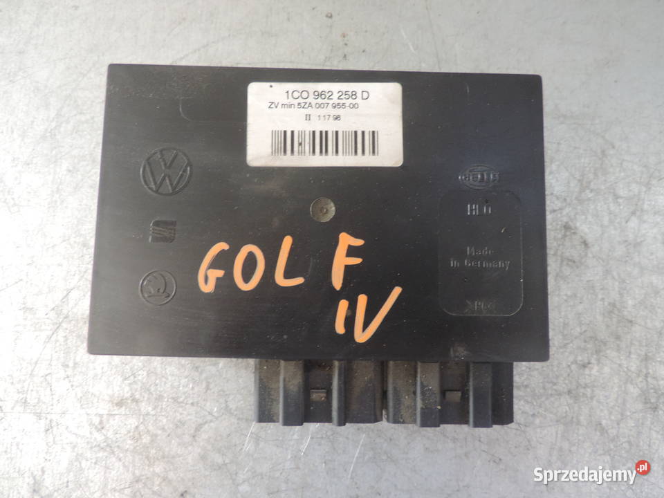 Moduł KOMFORTU VW GOLF 4 1C0962258D małopolskie sprzedam