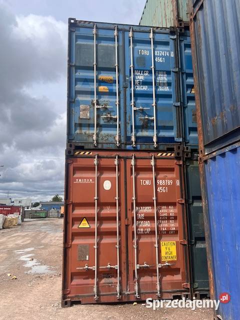 Kontenery morskie magazynowe budowlane 40HC12 m Malbork
