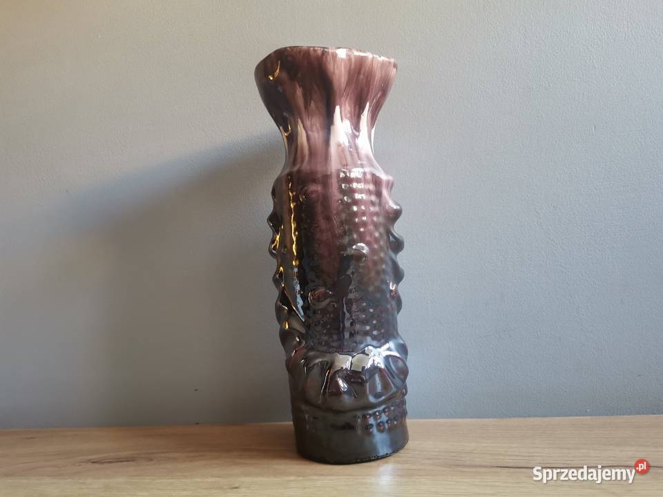 Stary wazon ceramika Krakowska design PRL 1960 śląskie Siemianowice Śląskie