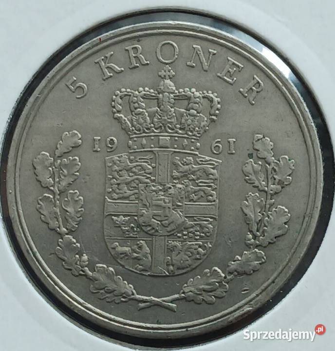 5 Koron Dania 1961 r Fryderyk IX sprzedam