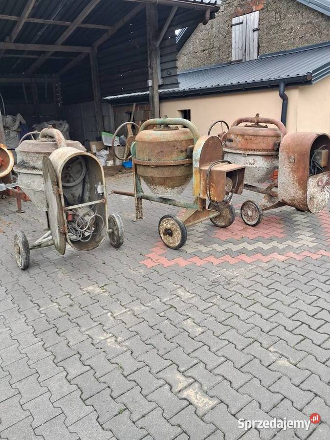 Sprzedam betoniarki 200l Płock sprzedam