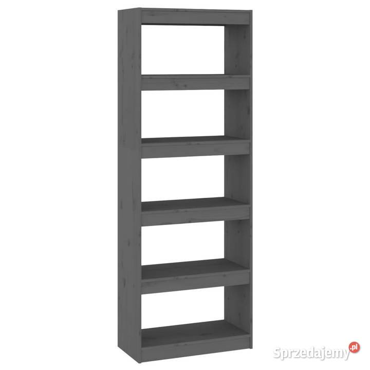 Regał na książkiprzegroda szary 60x30x1675 mazowieckie Warszawa sprzedam