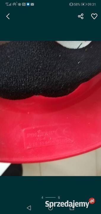 Kask hełm firmy Polstar rozmiar 5364 czerwony zachodniopomorskie Drawsko Pomorskie