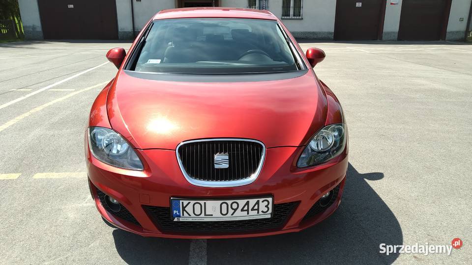 Seat Leon 2 19TDI 2010r welurowa tapicerka Trzyciąż