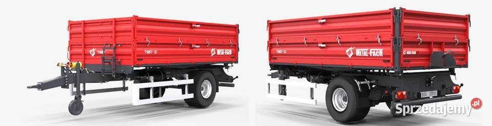 Przyczepa jednoosiowa 5 ton