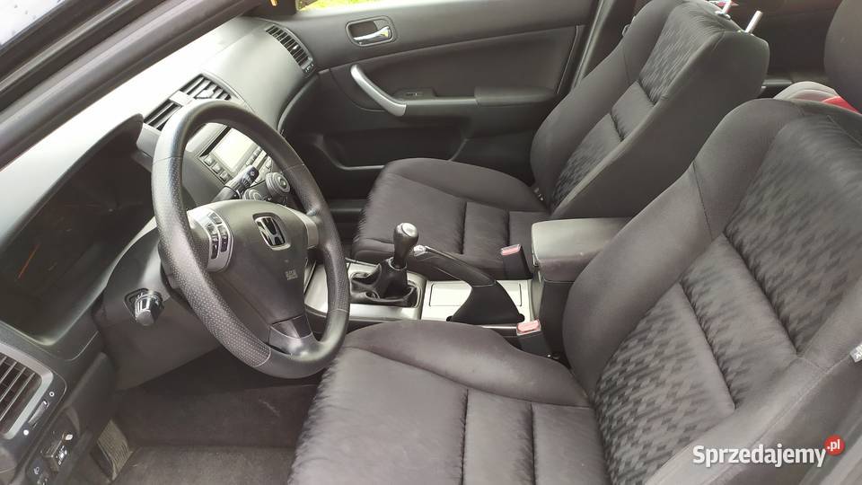 Honda Accord 7 Czarny Sedan Benzyna Łomża sprzedam