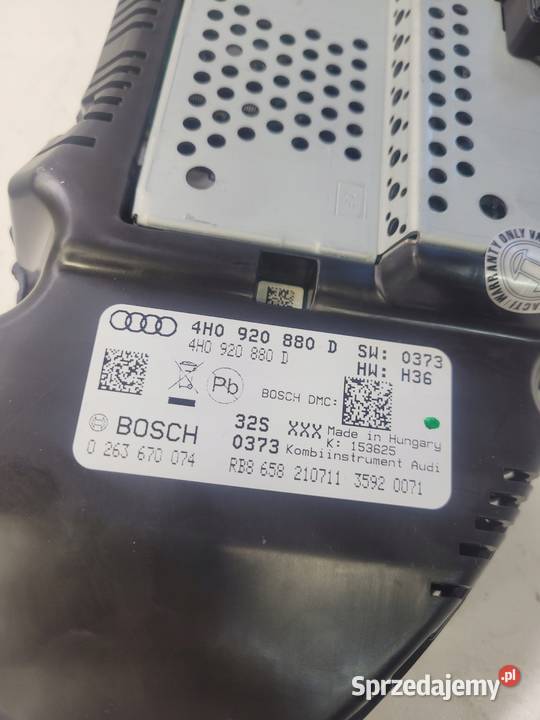 LICZNIK ZEGARY AUDI A8 D4 42 FSI 4H0920880D Przystajń