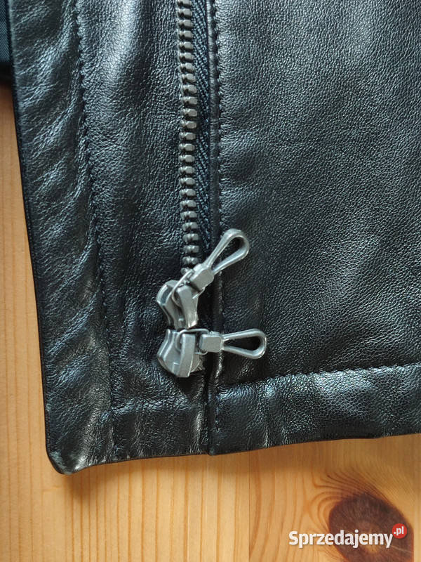 Kurtka Emporio Armani skóra naturalna vintage S Łężany