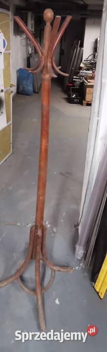 Wieszak drewniany lata 30te Lublin