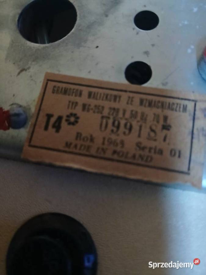 Gramofon walizkowy Kraków