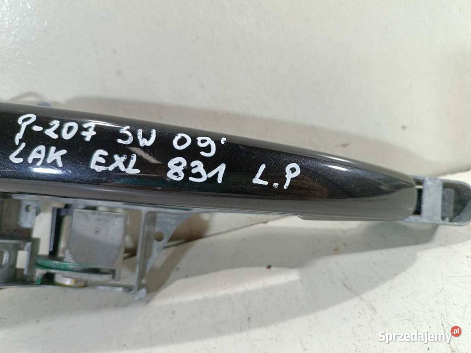 KLAMKA DRZWI LEWY PRZÓD EXL PEUGEOT 207