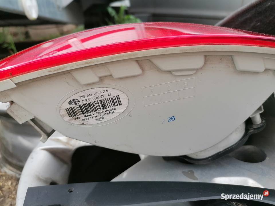 lampy tył skoda Octavia 2013 wielkopolskie Oborniki