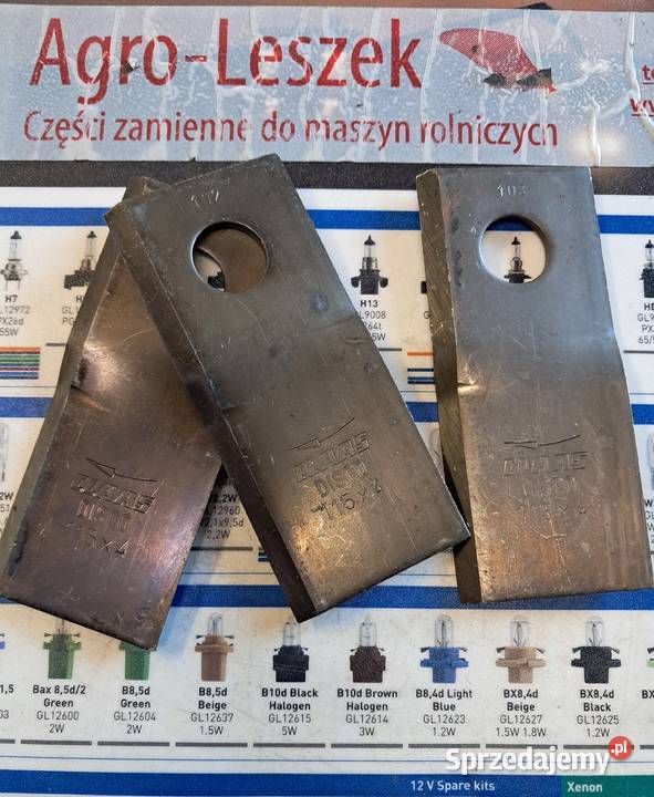 Nożyk kosiarki Claas 000952042 oryginał 115x48x4 nieuszkodzony Bielsk Podlaski
