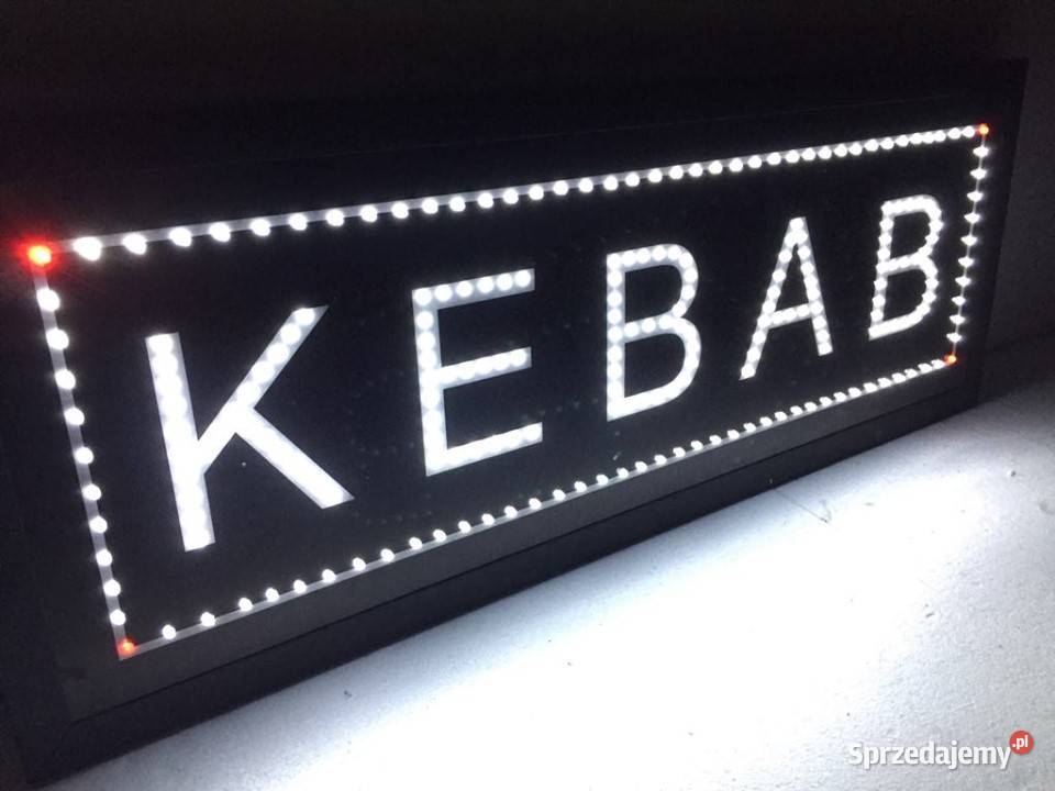 Reklama Led Kebab Gotowa do wysyłki Nowa mazowieckie sprzedam